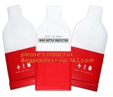 De lekvrije pvc-van de de zak anti-Schok van de wijnbeschermer van de de Bellenvoering van pvc Opnieuw te gebruiken Plastic Opblaasbare Rode Wijn van Pac Beschermende doet PR in zakken